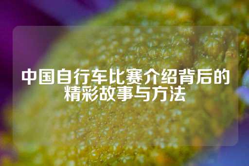 中国自行车比赛介绍背后的精彩故事与方法